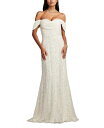 【送料無料】 タダシショージ レディース ワンピース トップス Women's Stowell Embellished Tulle Strapless Gown...