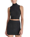 【送料無料】 ダナ キャラン ニューヨーク レディース ニット・セーター アウター Women's Cropped Cable Knit Sweater Bla...