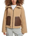 【送料無料】 リーバイス レディース ジャケット・ブルゾン アウター Women's Reversible Sherpa Shorty Jacket Sesame(4)
