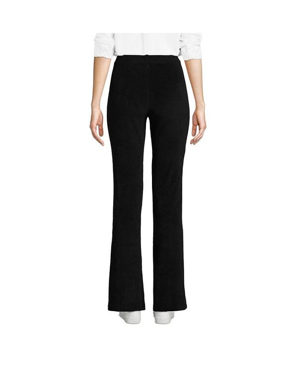 【送料無料】 ランズエンド レディース カジュアルパンツ ボトムス Women's Sport Knit High Rise Corduroy Bootcut Pants Black