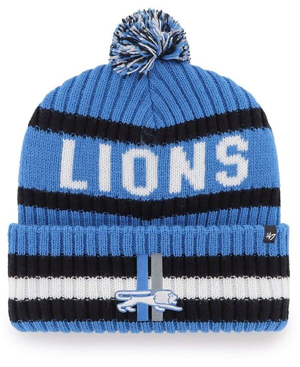 47 ֥  ꡼ ˹ ˥å '47 Brand Men's Blue Detroit Lions Legacy Bering Cuffe...