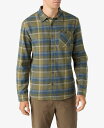 【送料無料】 オニール メンズ シャツ トップス Men's Redmond Plaid Button Shirt Deep Lichen Green(4)