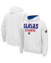 【送料無料】 コロシアム メンズ パーカー・スウェット アウター Men's White Kansas Jayhawks Sunrise Pullover Hoodie White|詳細画像
