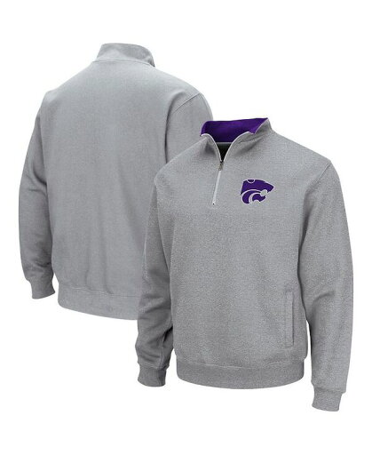 【送料無料】 コロシアム メンズ ジャケット・ブルゾン アウター Men's Heathered Gray Kansas State Wildcats Tortugas Team Logo Quarter-Zip Jacket Heathered Gray 【送料無料】 コロシアム メンズ ジャケット・ブルゾン アウター Men's Heathered Gray Kansas State Wildcats Tortugas Team Logo Quarter-Zip Jacket Heathered Gray