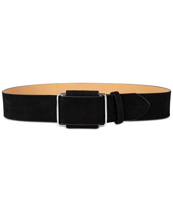 カルバンクライン レディース アクセサリー ベルト スエード レザー Calvin Klein Modern Slider Buckle Suede Leather Belt Black ブラック(4)