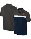 【送料無料】 コロシアム メンズ ポロシャツ トップス Men's Charcoal Virginia Cavaliers Two Yutes Polo Cha...