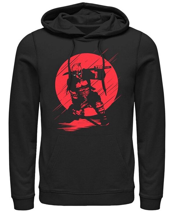 フィフスサン メンズ アウター パーカー・スウェット フリース パーカー Fifth Sun Mens Silhouette Deadpool Hoodie Fleece Pullover Black ブラック