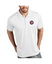 【送料無料】 アンティグア メンズ ポロシャツ トップス Men's White Chicago Cubs Tribute Polo White