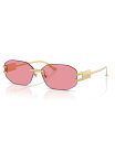 【送料無料】 ヴェルサーチ レディース サングラス・アイウェア アクセサリー Women's Sunglasses VE2274 Gold/pink(4)