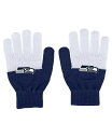 【送料無料】 ウェア バイ エリン アンドルーズ レディース 手袋 アクセサリー Women's Seattle Seahawks Color-Block Gl...