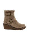 【送料無料】 ロンドンラグ レディース ブーツ・レインブーツ シューズ Big horn Faux Fur Harness Boots Taupe