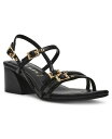 【送料無料】 アンクライン レディース サンダル シューズ Women's Mackenzie Strappy Buckle Block Heel Dress ...