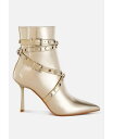 【送料無料】 ロンドンラグ レディース ブーツ・レインブーツ シューズ Jaunts Eyelets & Studs Harness Ankle Boots G...