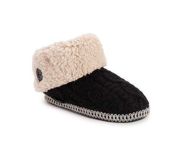 ムクルクス レディース シューズ サンダル MUK LUKS Women's Melinda Slippers Black cable ブラック