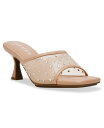 【送料無料】 アンクライン レディース サンダル シューズ Women's Julie Square Toe Embellished Mule Dress Sa...