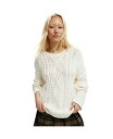 【送料無料】 コットンオン レディース ニット・セーター アウター Women's Oversized Cable Sweater White