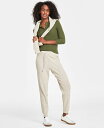 【送料無料】 On 34th レディース カジュアルパンツ ボトムス Women's Sweater-Knit Ribbed Joggers Sandcastl...