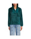【送料無料】 ランズエンド レディース パーカー・スウェット アウター Women's Half Zip Cozy High Pile Fleece Pullo...