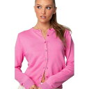 【送料無料】 アディクテッド レディース ニット・セーター アウター Women's Shlo Knitted Cardigan Pink