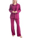【送料無料】 ムクルクス レディース ナイトウェア アンダーウェア Women's 3-piece Quilted Lounge Set Berry