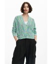 【送料無料】 デジグアル レディース ニット・セーター アウター Women's Multicolored printed cardigan Multi