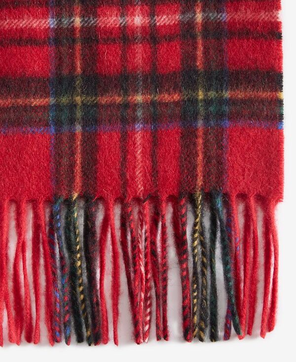 【送料無料】 クラブルーム メンズ マフラー・ストール・スカーフ アクセサリー Men's Plaid Cashmere Scarf Red/Black