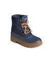 【送料無料】 スペリー レディース ブーツ・レインブーツ シューズ Women's Saltwater 2.0 Round Toe Boots Mix Mat Navy(4)