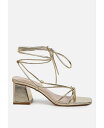 【送料無料】 ロンドンラグ レディース サンダル シューズ Women's Spruce Tie Up Block Heel Sandals Gold(4)