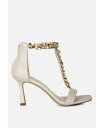 【送料無料】 ロンドンラグ レディース サンダル シューズ Women's Real Gem T Strap Chain Detail Sandals Taupe(4)