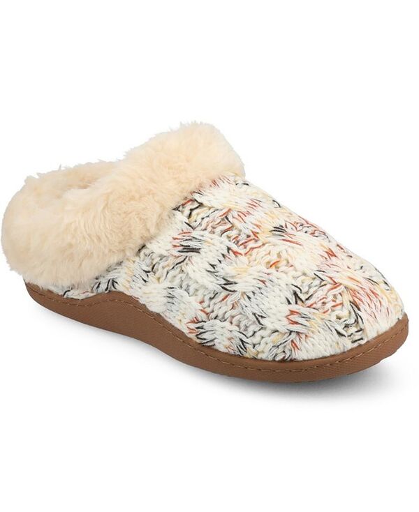 ReVida ŷԾŹ㤨֥ 쥯 ǥ 塼  ˥å Journee Collection Women's Adiah Round Toe Knitted Clog Slippers Beige ١פβǤʤ11,980ߤˤʤޤ