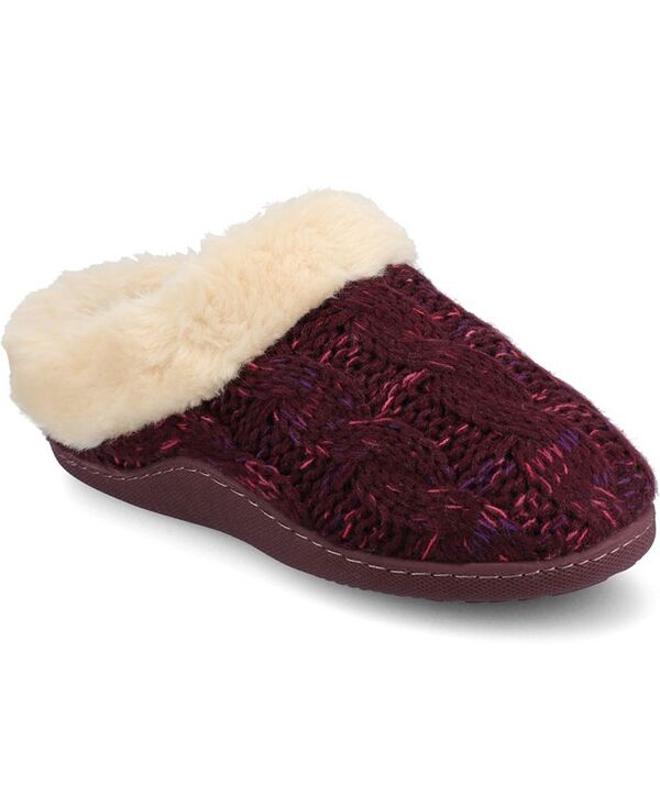 ReVida ŷԾŹ㤨֥ 쥯 ǥ 塼  ˥å Journee Collection Women's Adiah Round Toe Knitted Clog Slippers BerryפβǤʤ11,980ߤˤʤޤ