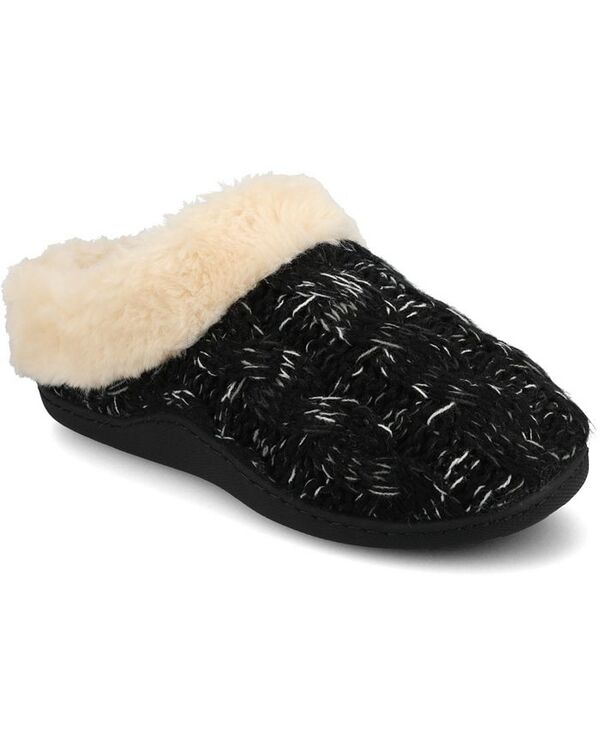 ReVida ŷԾŹ㤨֥ 쥯 ǥ 塼  ˥å Journee Collection Women's Adiah Round Toe Knitted Clog Slippers Black ֥åפβǤʤ11,980ߤˤʤޤ