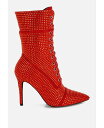 【送料無料】 ロンドンラグ レディース ブーツ・レインブーツ シューズ Bitetto Rhinestones Embellished Calf Boots R...
