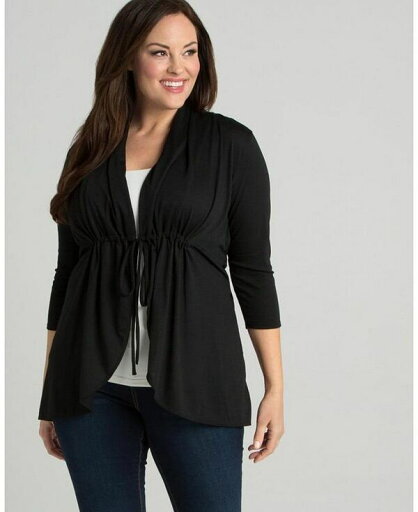【送料無料】 キヨナ レディース ニット・セーター アウター Plus Size Sunset Stroll Cardigan Black noir 【送料無料】 キヨナ レディース ニット・セーター アウター Plus Size Sunset Stroll Cardigan Black noir