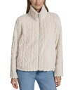 【送料無料】 マークニューヨーク レディース ジャケット・ブルゾン アウター Andrew Marc Sport Women's Cable-Knit Fleece Jacket Birch(4)