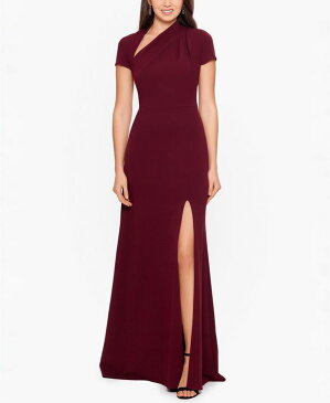 ベッツィアンドアダム レディース ワンピース トップス Asymmetrical Gown & Face Mask Bordeaux