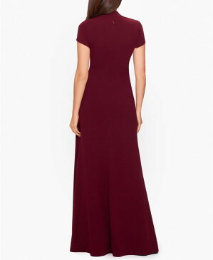 ベッツィアンドアダム レディース ワンピース トップス Asymmetrical Gown & Face Mask Bordeaux