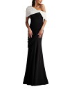 【送料無料】 タダシショージ レディース ワンピース トップス Women's Prewitt Pleated Drape Gown Bk/iv
