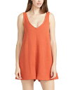 【送料無料】 ボルコム レディース ジャンプスーツ トップス Juniors' Hang Loose Romper Swim Cover-Up Dust Red