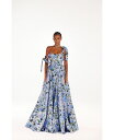 【送料無料】 ミルカ レディース ワンピース トップス Women's Blue Hydrangea Strapped Maxi Dress Blue hydr...