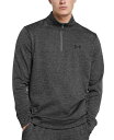 【送料無料】 アンダーアーマー メンズ パーカー・スウェット アウター Men's Armour FleeceR Twist Quarter-Zipper Sweatshirt 026 Castle(4)