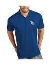 【送料無料】 アンティグア メンズ ポロシャツ トップス Men's Gray Tampa Bay Rays Tribute Polo Royal