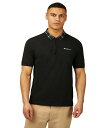 【送料無料】 ベンシャーマン メンズ ポロシャツ トップス Men's Tartan Collar Polo Shirt Black
