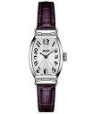 【送料無料】 ティソット レディース 腕時計 アクセサリー Women's Swiss Heritage Porto Purple Leather Strap Watch 22x30mm Silver(2)