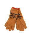 【送料無料】 フライ レディース 手袋 アクセサリー Fair Isle Gloves Almond