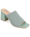 【送料無料】 ジュルネ コレクション レディース サンダル シューズ Women's Lorenna Block Heel Slide Sandals Sage(4)