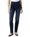【送料無料】 グロリアバンデービルト レディース デニムパンツ ボトムス Women's Amanda High-Rise Straight Pull-On Jeans Parker Wash