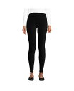 【送料無料】 ランズエンド レディース レギンス ボトムス Petite Sport Knit High Rise Corduroy Leggings Blac...