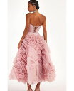 【送料無料】 ミルカ レディース ワンピース トップス Women's Dramatically Flowered Tulle Dress Misty rose