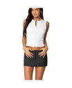 【送料無料】 アディクテッド レディース タンクトップ トップス Women's Basel Button Up Tank Top White
